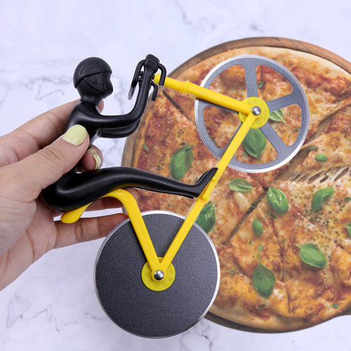 Cyclist Pizza Cutter – Stainless Steel Wheel