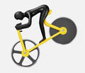 Cyclist Pizza Cutter – Stainless Steel Wheel