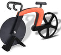 Bicycle Pizza Cutter with Stand