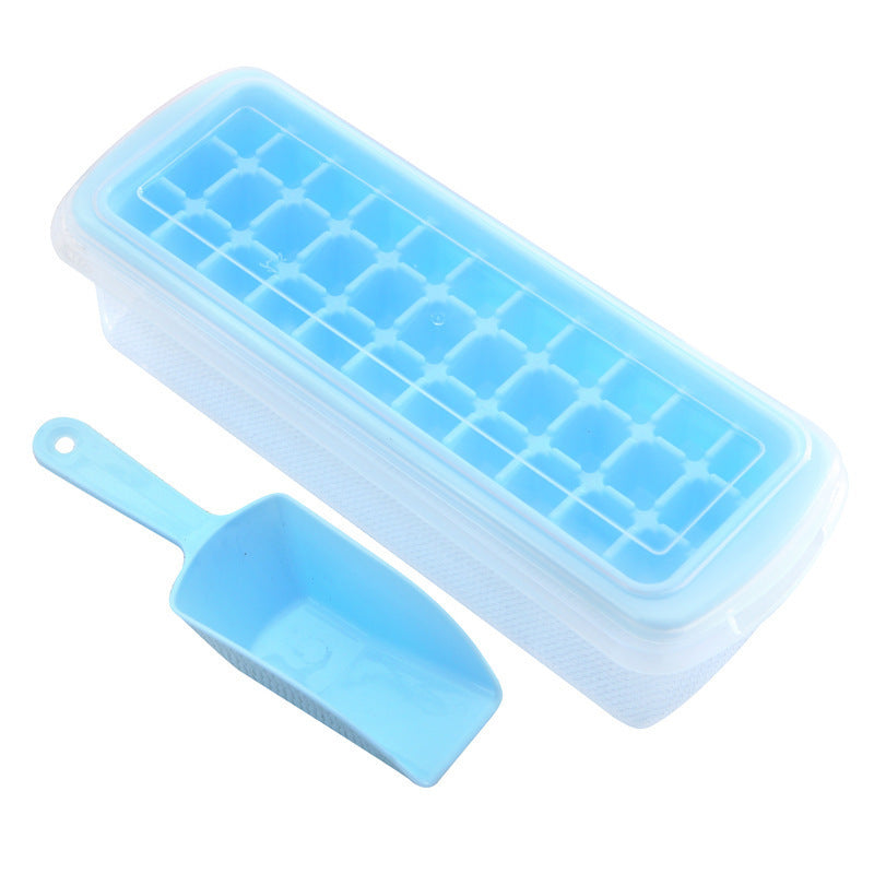 Ice Cube Tray with Storage Box & Scoop